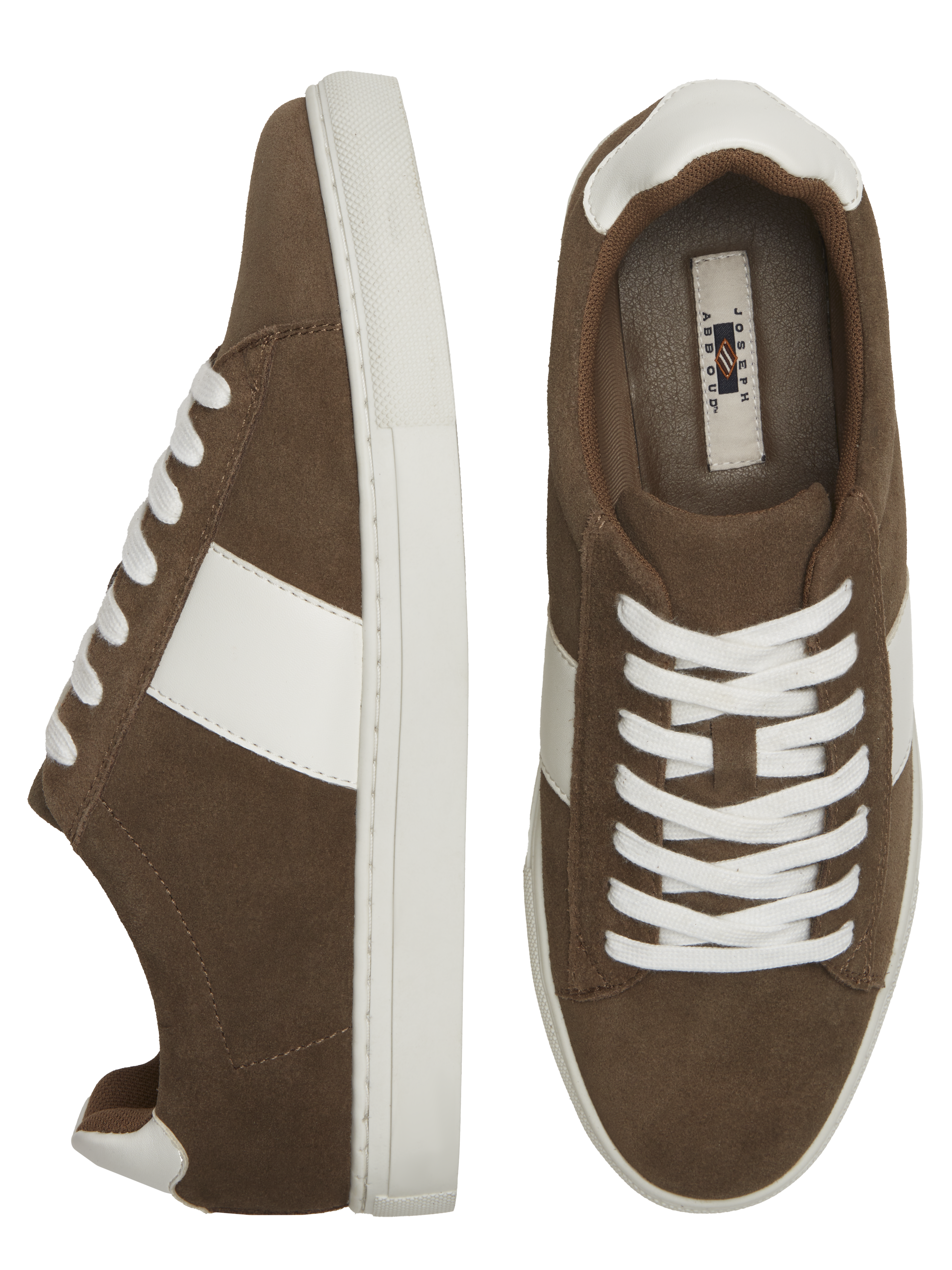 Suede Lace-Up Sneakers