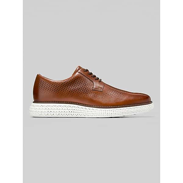 Cole Haan Mens OriginalGrand 20 Wingtip Oxfords Brit Tan Optic White