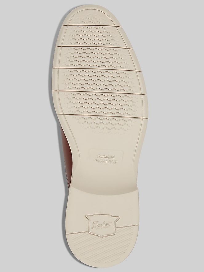 Florsheim Newtown Plain Toe Oxfords, Cognac - Image 3 of 6