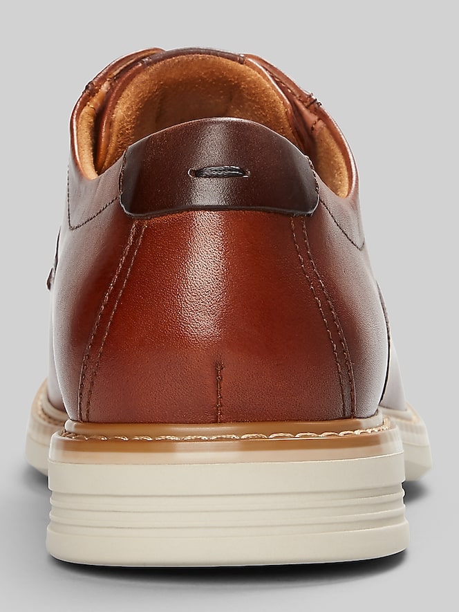 Florsheim Newtown Plain Toe Oxfords, Cognac - Image 5 of 6
