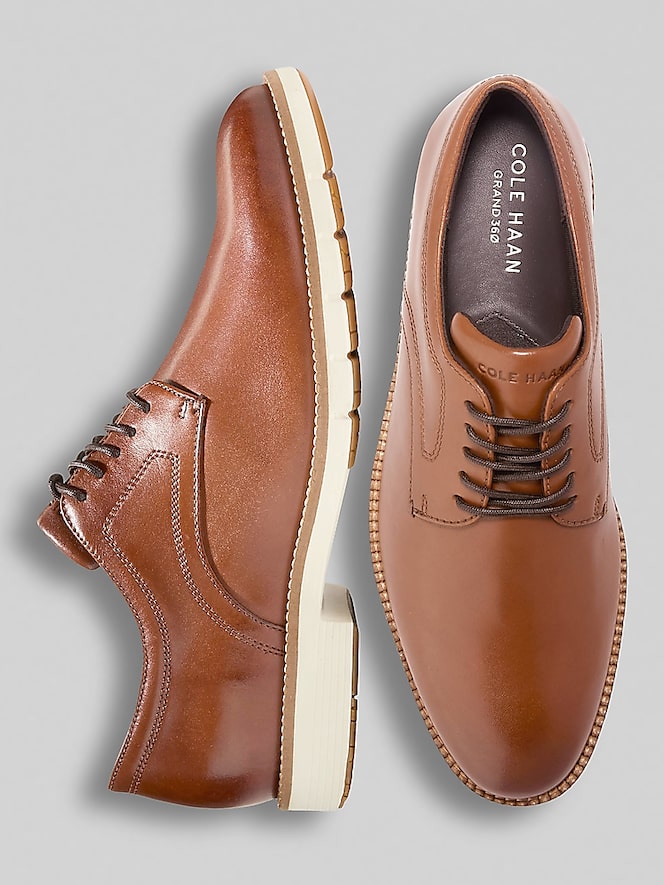 Cole Haan Flexgrand360 Leather Plain Toe Oxfords