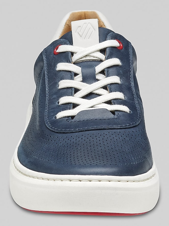 Johnston &Amp; Murphy Anders U-Throat Leather Lace-Up Sneakers