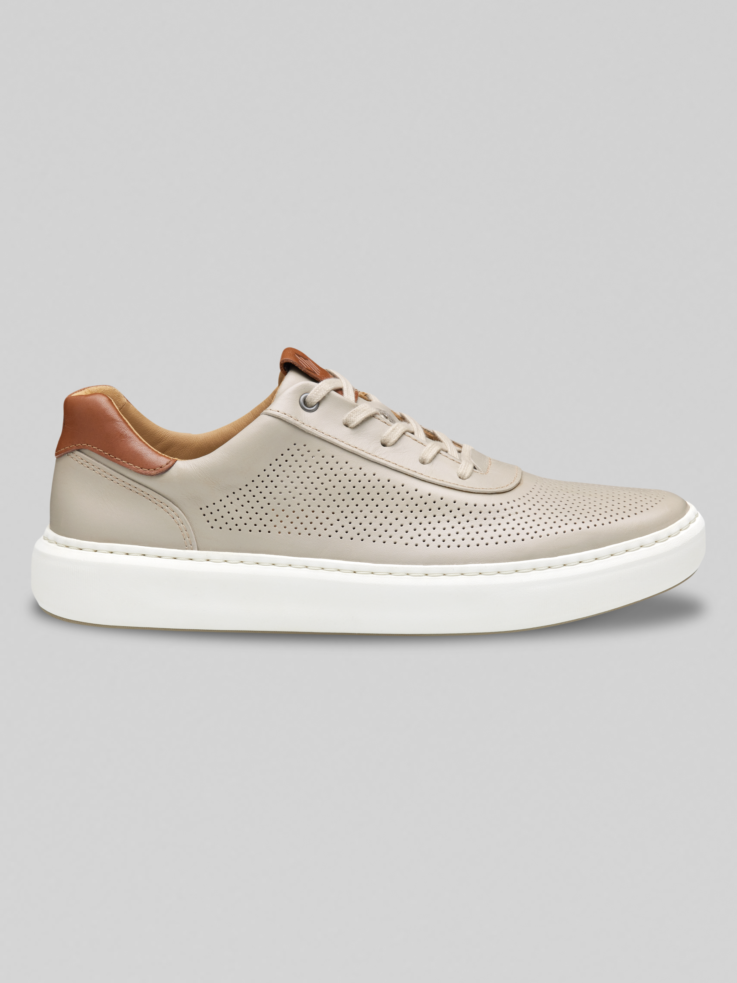 Anders U-Throat Leather Lace-Up Sneakers
