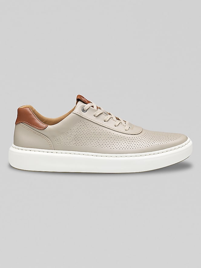 Johnston &Amp; Murphy Anders U-Throat Leather Lace-Up Sneakers