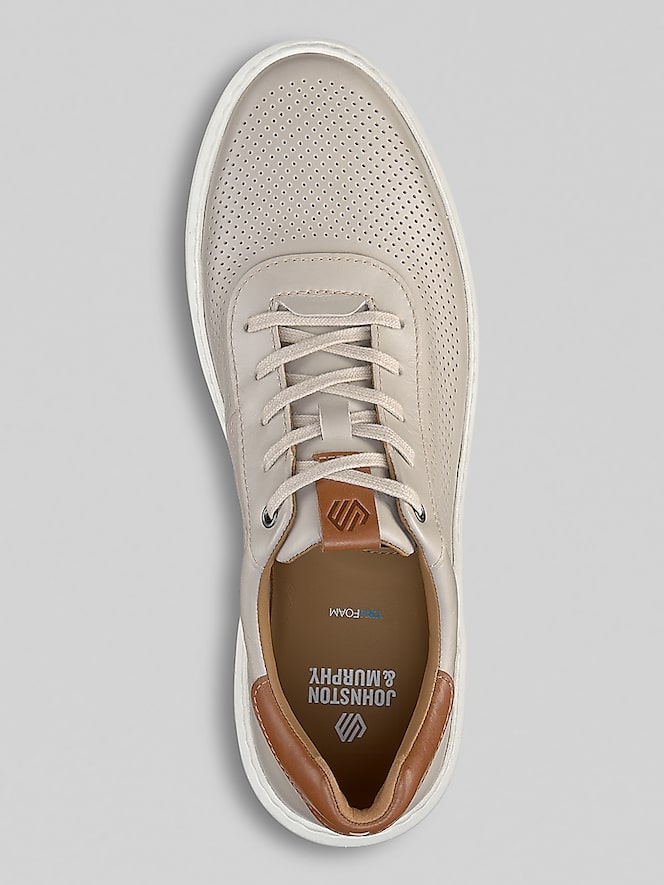 Johnston &Amp; Murphy Anders U-Throat Leather Lace-Up Sneakers