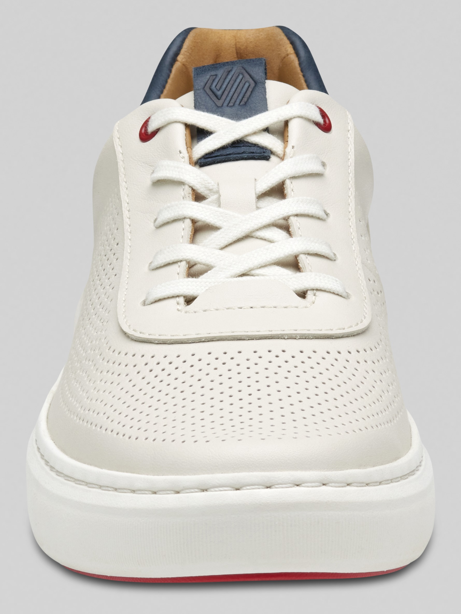 Anders U-Throat Leather Lace-Up Sneakers