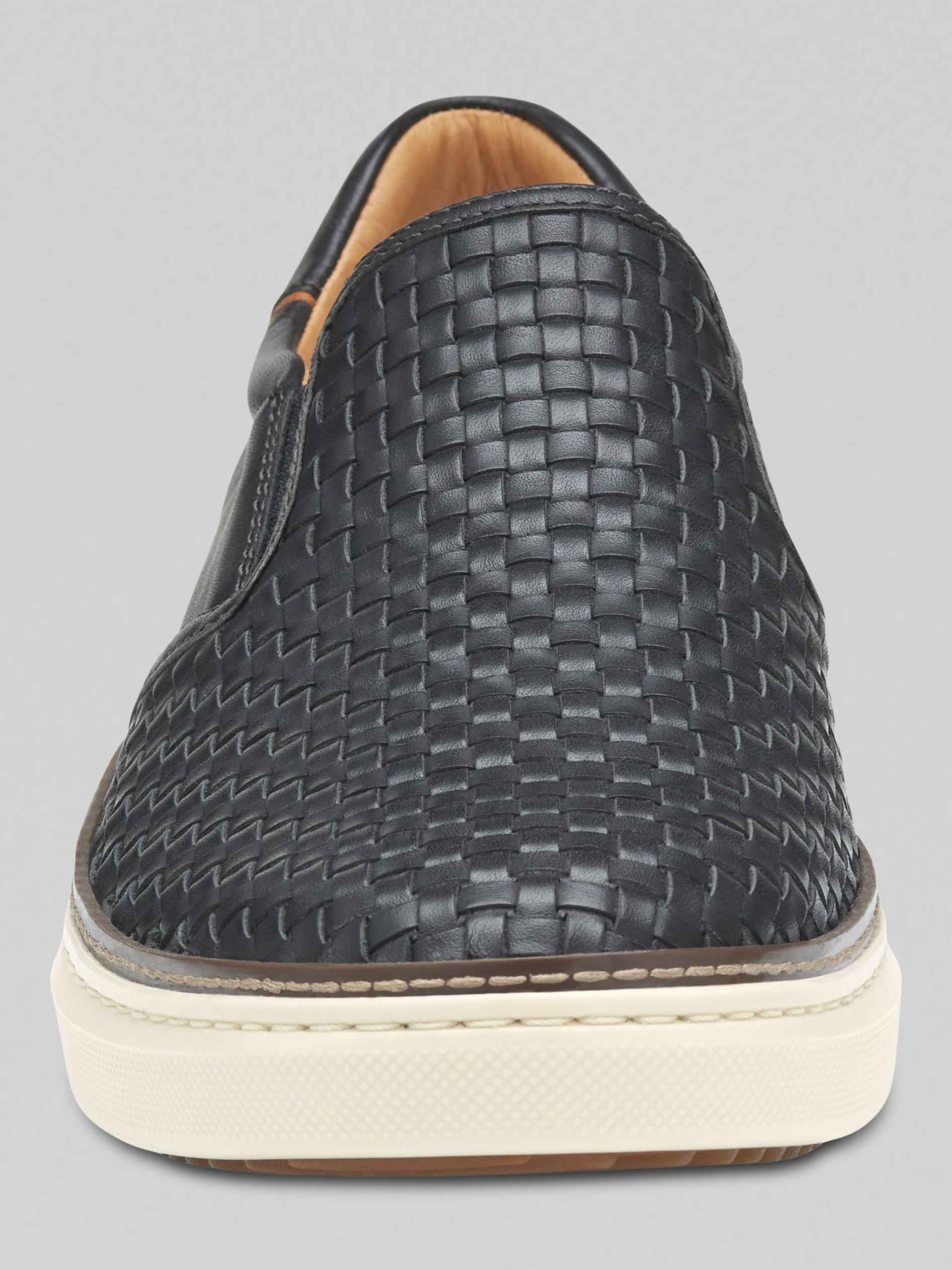 McGuffey Woven Nubuck Leather Slip-Ons