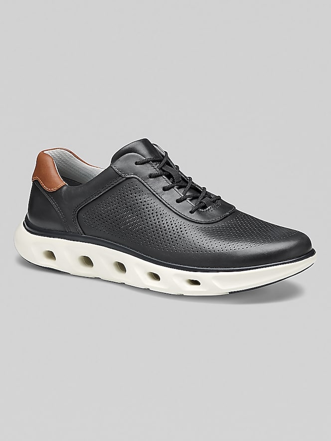Johnston &Amp; Murphy Reactivate U-Throat Full Grain Leather Lace-Up Sneakers