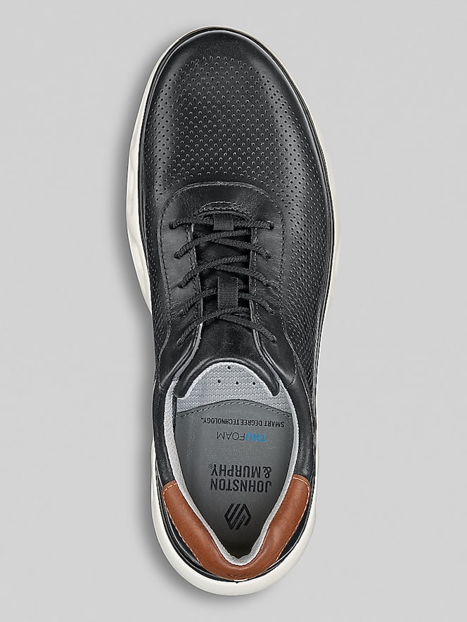 Johnston &Amp; Murphy Reactivate U-Throat Full Grain Leather Lace-Up Sneakers
