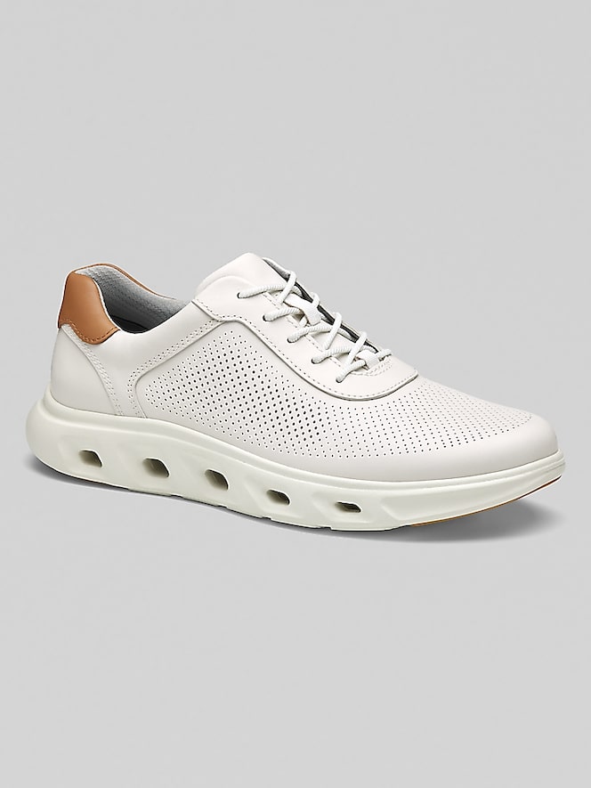 Johnston &Amp; Murphy Reactivate U-Throat Nubuck Leather Lace-Up Sneakers