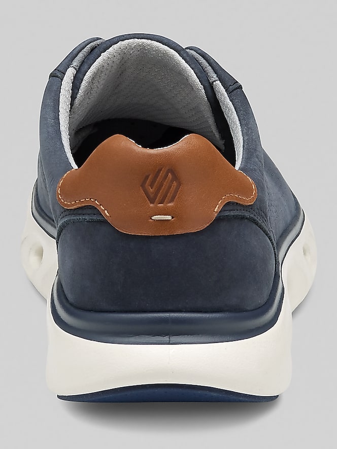 Johnston &Amp; Murphy Reactivate U-Throat Nubuck Leather Lace-Up Sneakers