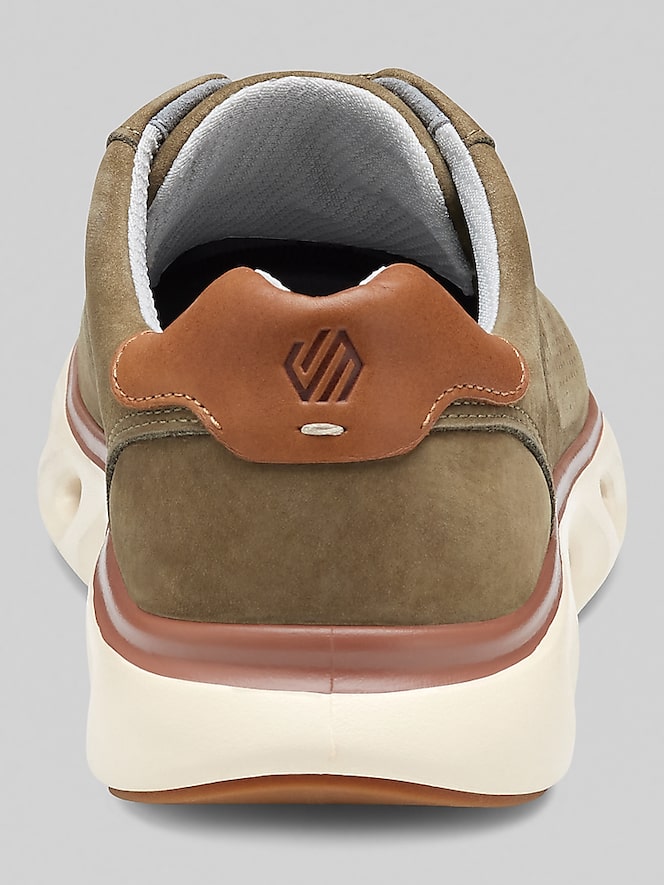 Johnston &Amp; Murphy Reactivate U-Throat Nubuck Leather Lace-Up Sneakers