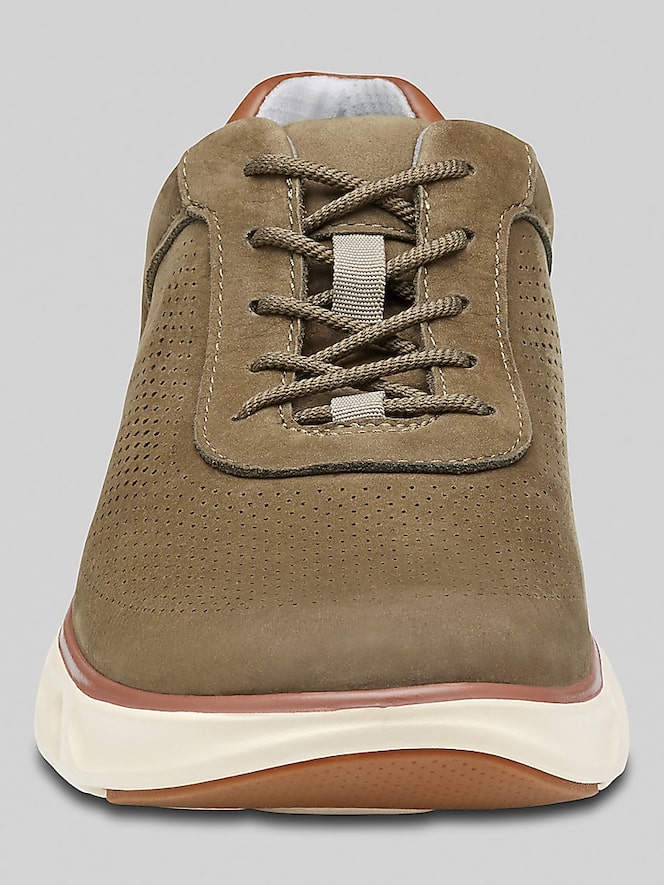 Johnston &Amp; Murphy Reactivate U-Throat Nubuck Leather Lace-Up Sneakers