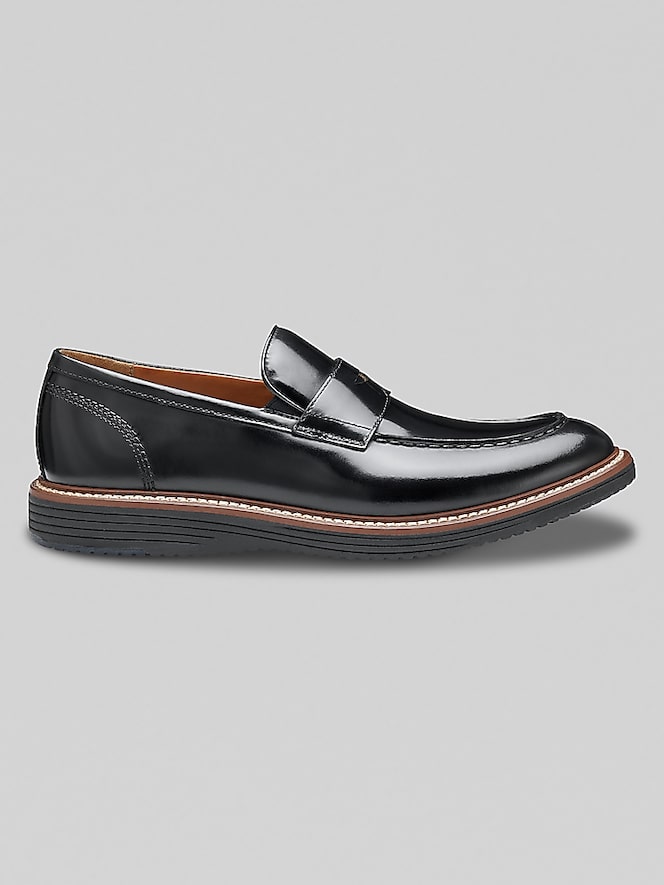Johnston &Amp; Murphy Upton Leather Penny Loafers