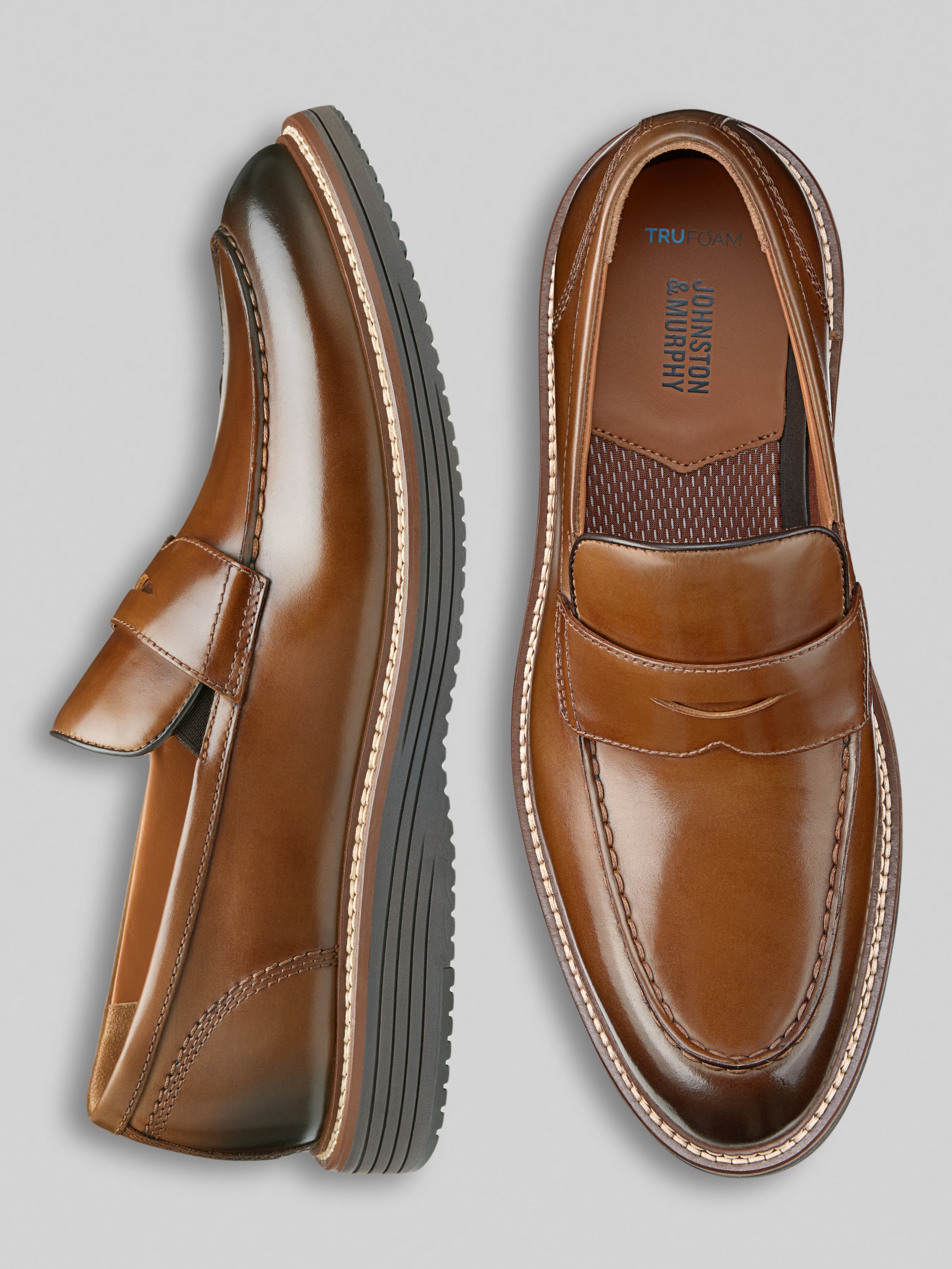 Upton Leather Penny Loafers