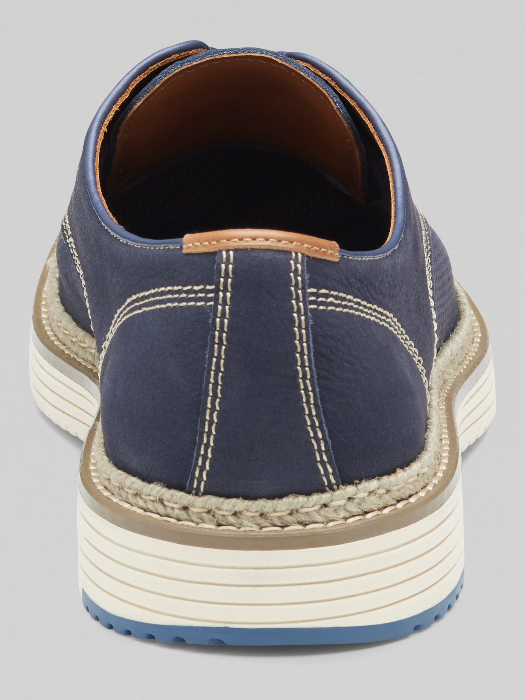 Upton Nubuck Leather Perforated Plain Toe Oxfords
