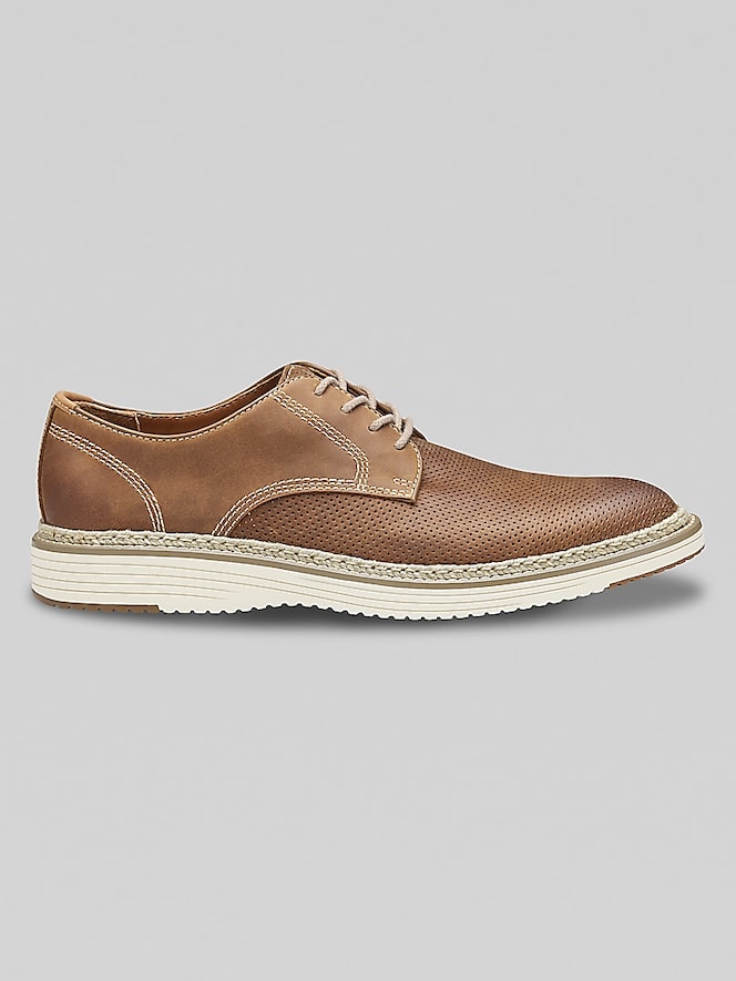 Johnston &Amp; Murphy Murphy Upton Nubuck Leather Plain Toe Oxfords
