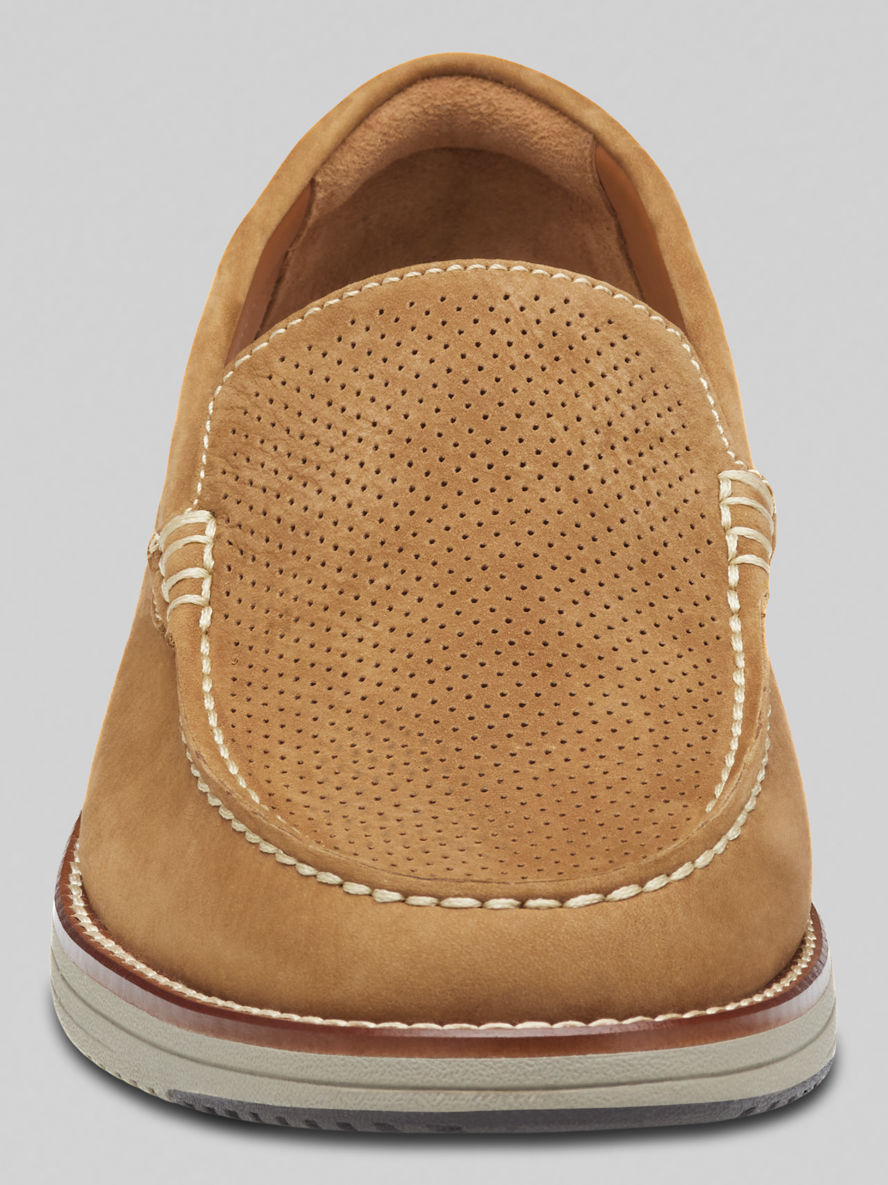 Upton Venetian Nubuck Leather Slip-On Loafers