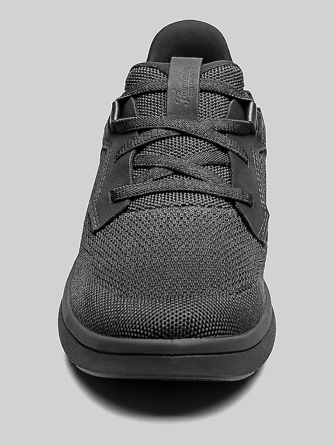 Florsheim Fleet Knit Elastic Lace Sneaker, Black - Image 6 of 7