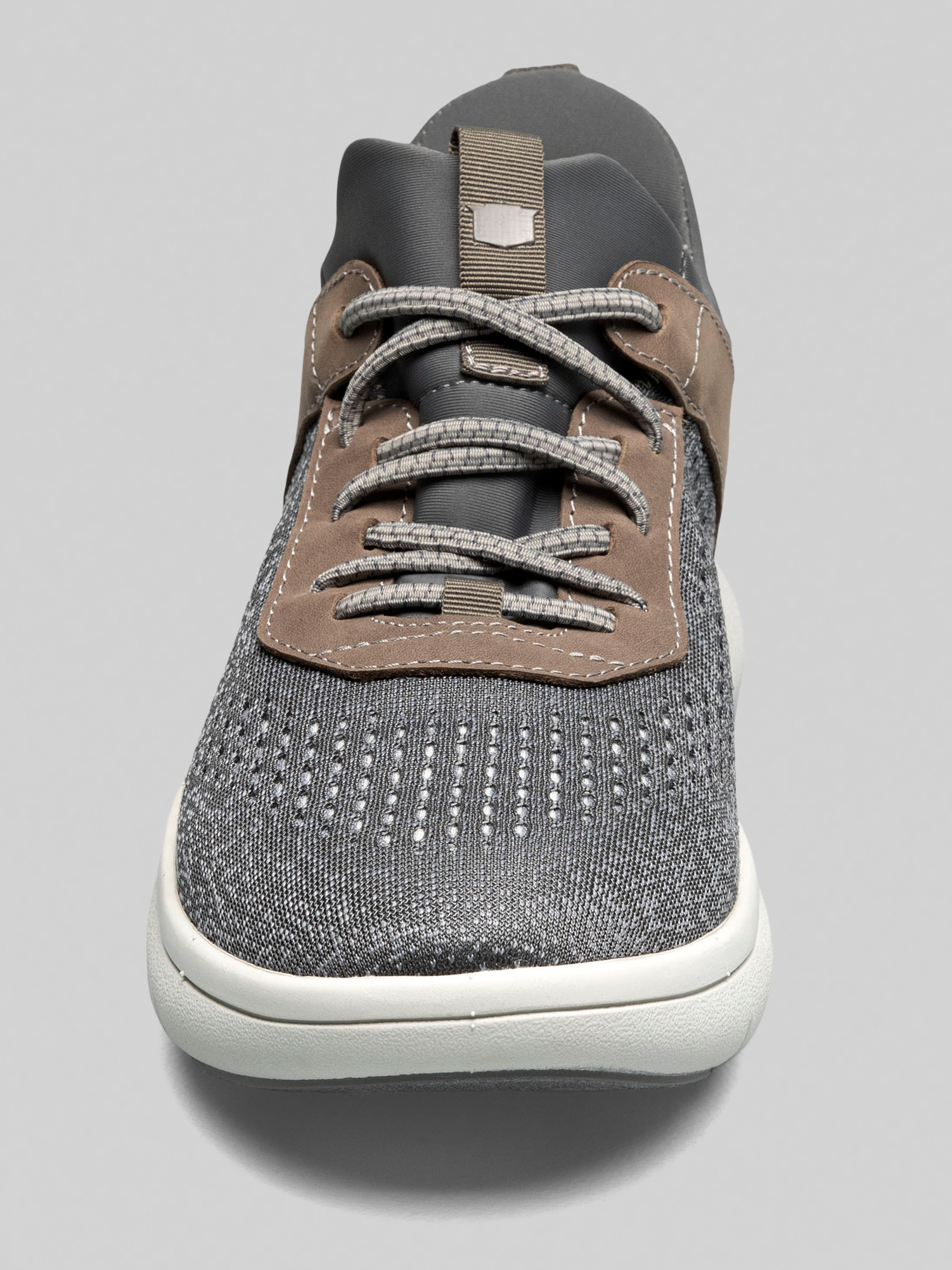 Fleet Knit Elastic Lace Sneakers