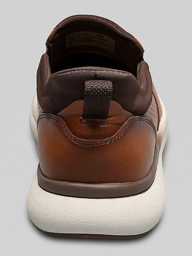Florsheim Fleet Plain Toe Slip-On Sneakers, Tan - Image 5 of 7
