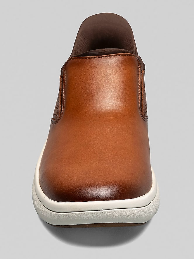 Florsheim Fleet Plain Toe Slip-On Sneakers, Tan - Image 6 of 7