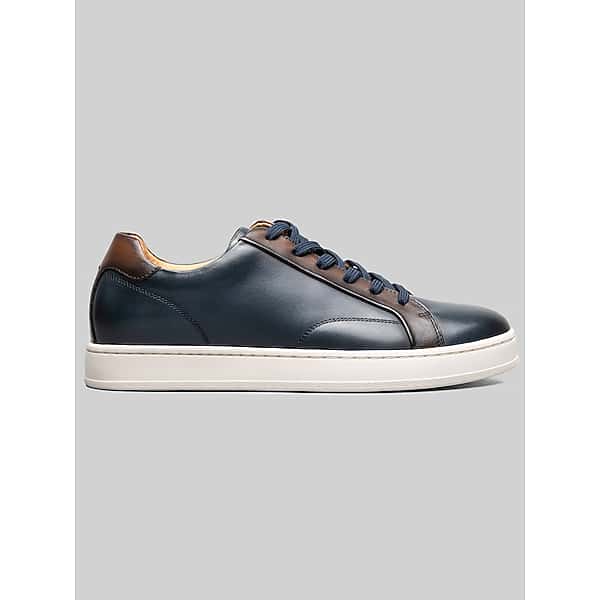 Florsheim Men's Monopoli Lace-To-Toe Sneakers Navy - Size: 7.5 WIDE