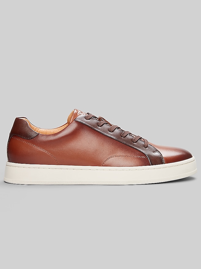 Florsheim Men's Monopoli Lace-To-Toe Sneakers , Cognac / Tan