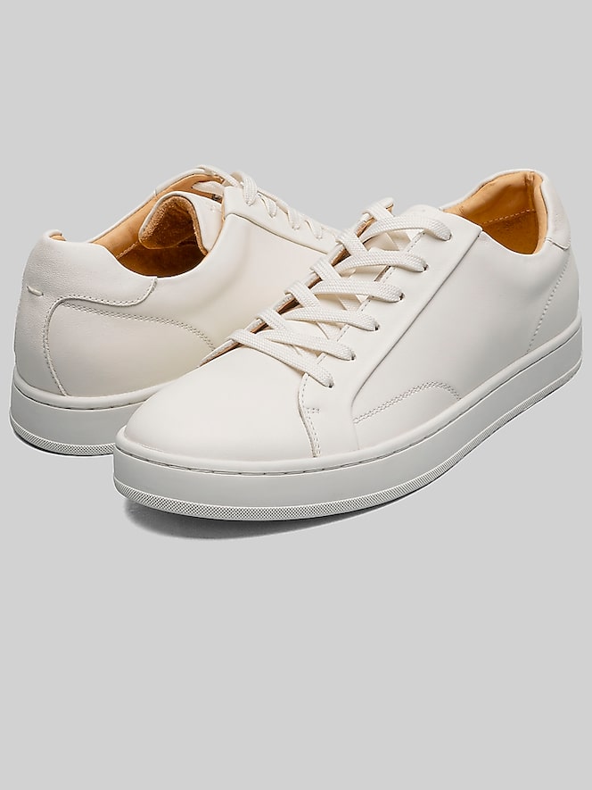 Florsheim Monopoli Lace-to-Toe Sneakers, Cream - Image 4 of 7