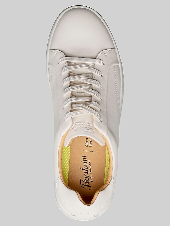 Florsheim Monopoli Lace-to-Toe Sneakers, Cream - Image 7 of 7