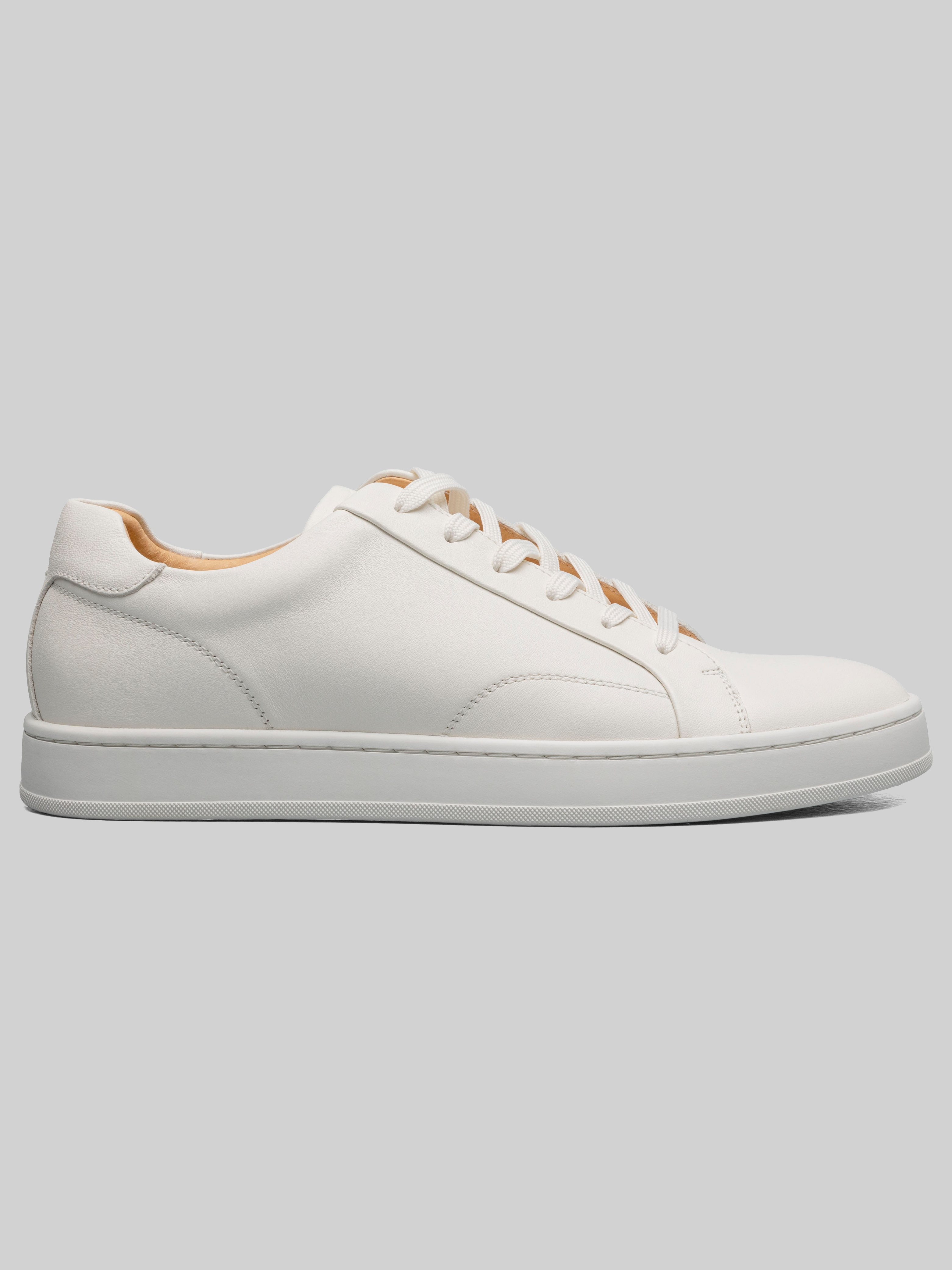 White Leather Men's Sneakers | Men's Wearhouse