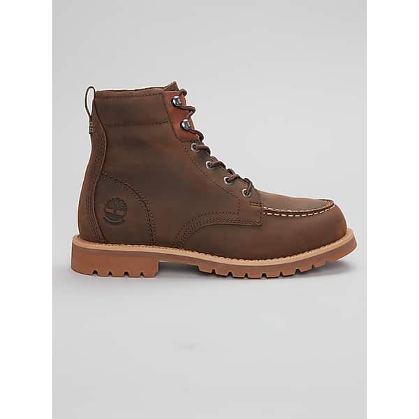 Timberland Men's Britton Falls Mid Waterproof Boots Dark Brown Full Grain - Size: 7 1/2 D-Width