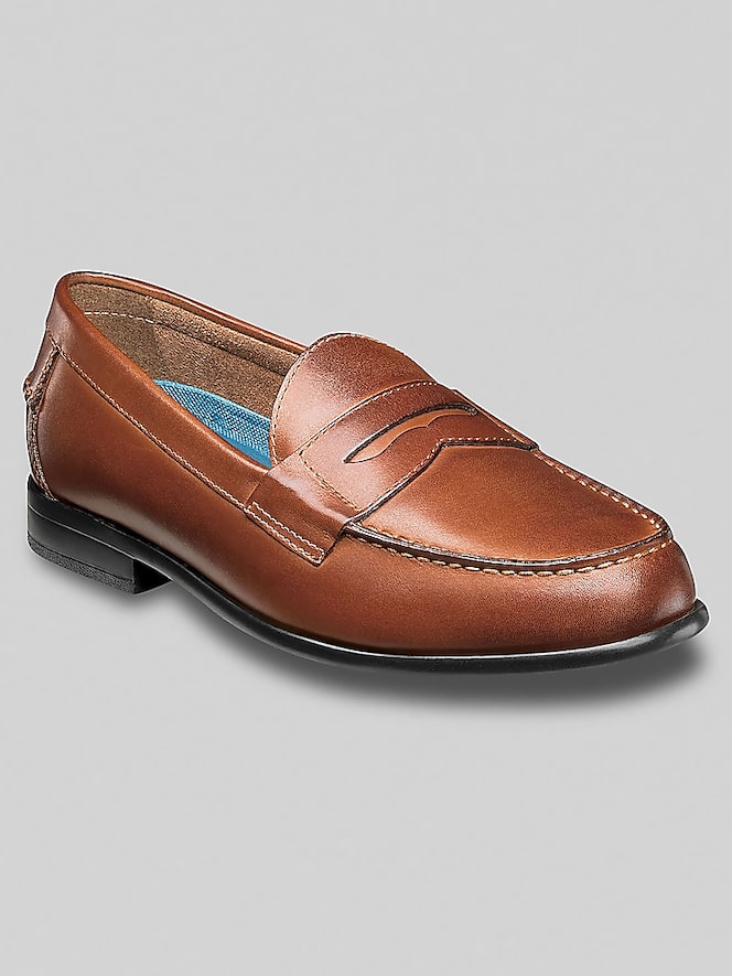 Nunn Bush Drexel Moc Toe Penny Loafers, Cognac - Image 2 of 6