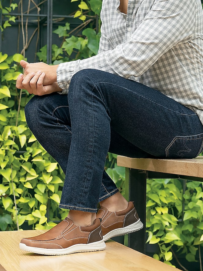 Nunn Bush Conway Moc Toe Slip-On Loafers
