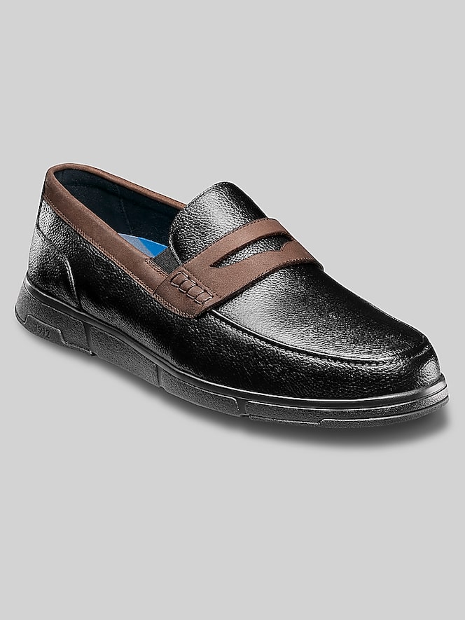 Nunn Bush Luca Leather Moc Toe Penny Loafers