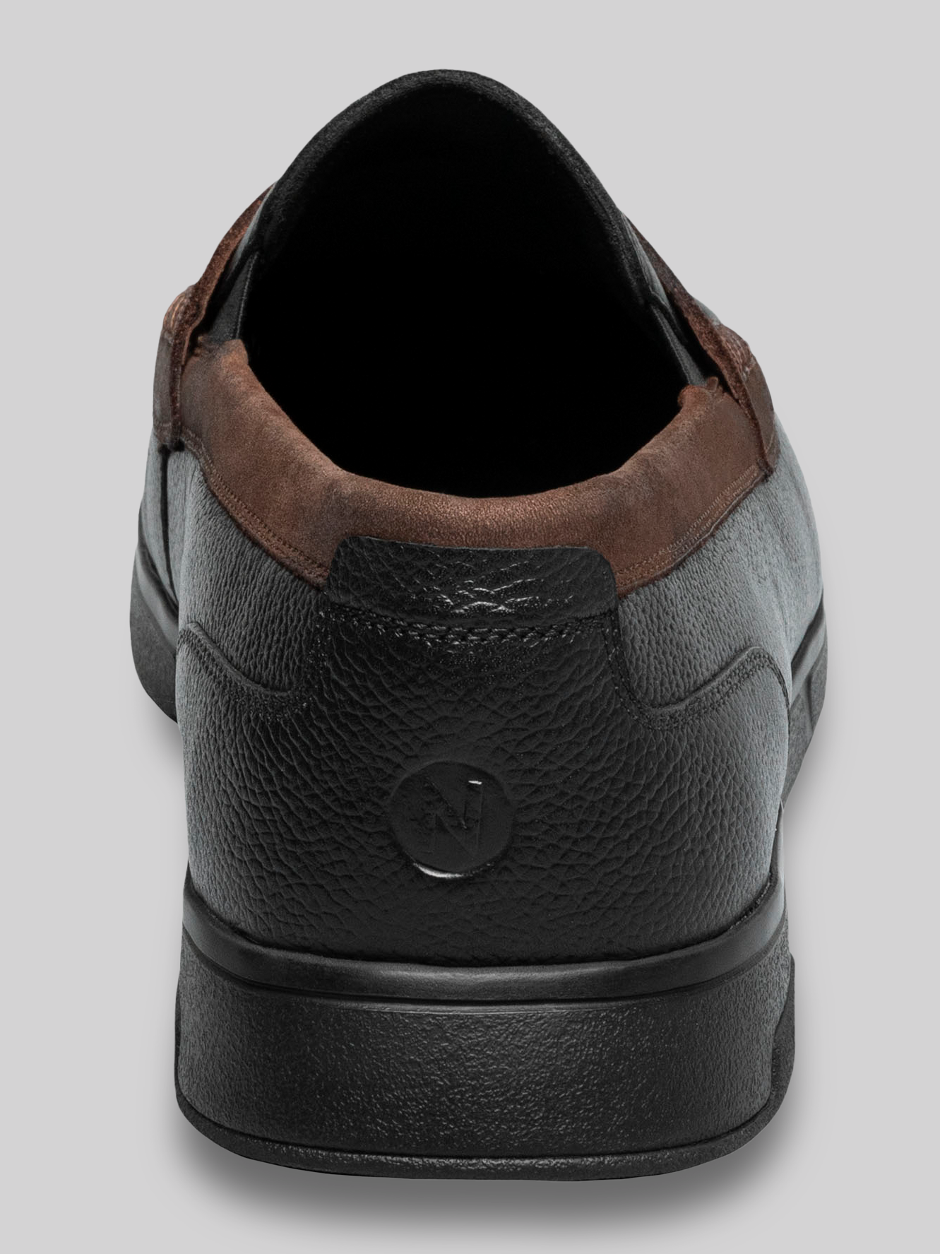 Luca Leather Moc Toe Penny Loafers