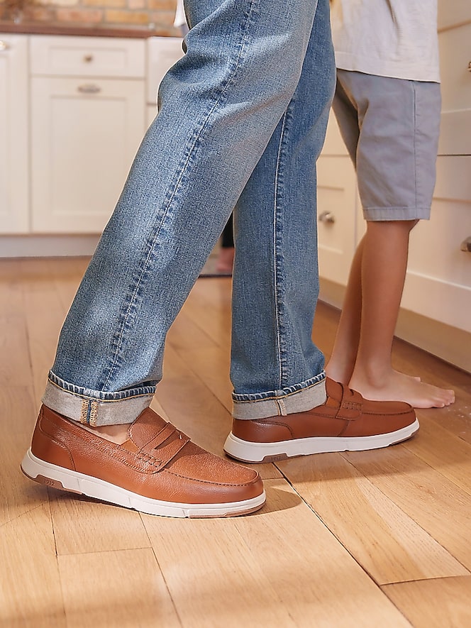 Nunn Bush Luca Leather Moc Toe Penny Loafers