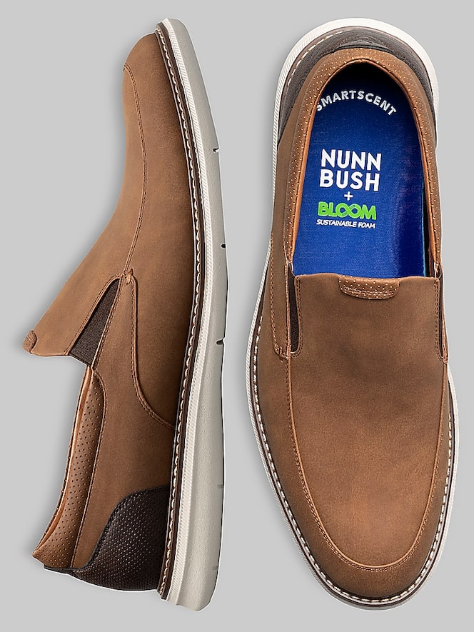 Nunn Bush Chase Casual Moc Toe Slip-On Shoes