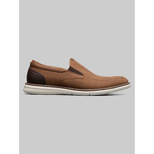 Nunn Bush Men's Chase Casual Moc Toe Slip-On Shoes Cognac - Size: 13 D-Width
