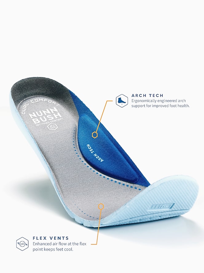 Nunn Bush Ponte Knit Moc Toe U-Balance Lace-Up Sneakers