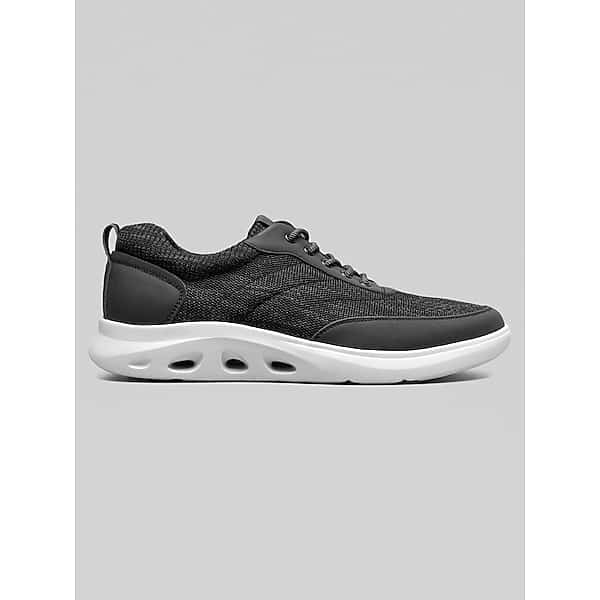 Nunn Bush Men's Ponte Knit Moc Toe U-Bal Sneakers Black - Size: 11 D-Width