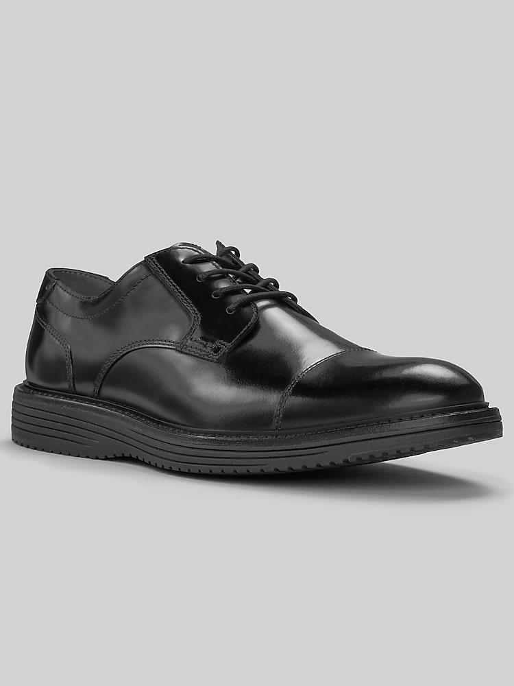 Johnston & Murphy Hodges Cap Toe Oxfords, Black | Dress Shoes | Men's  Wearhouse