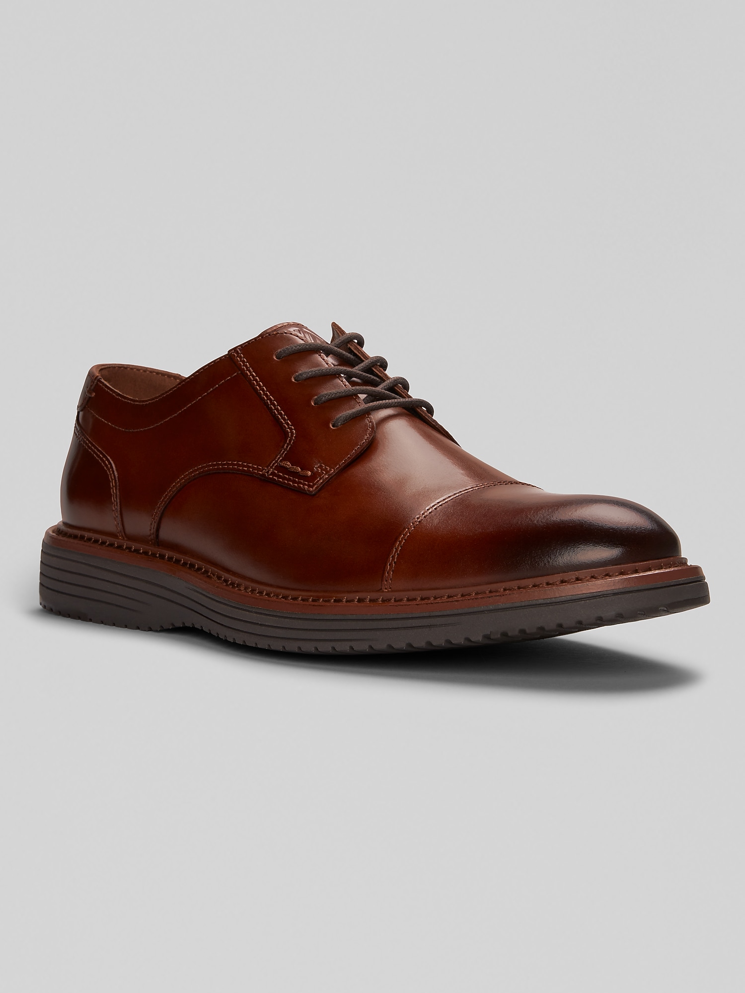 Johnston & Murphy Hodges Cap Toe Oxfords (Tan)