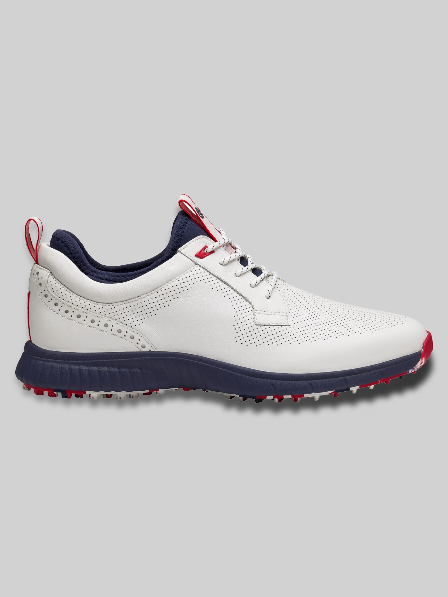 Like New Mens 12  Johnston & Murphy Navy Blue Shoe with White speckled Sole Johnston & Murphy Men main image 3