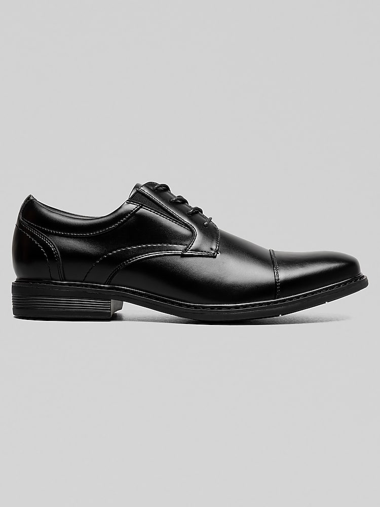 Nunn Bush Stark Cap Toe Oxford 8.5 Men's Black