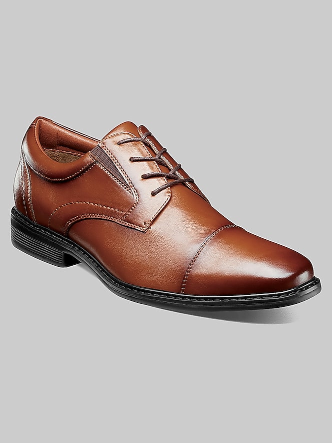 Nunn Bush Stark Leather Cap Toe Oxfords