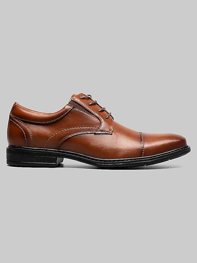 Nunn Bush Stark Leather Cap Toe Oxfords