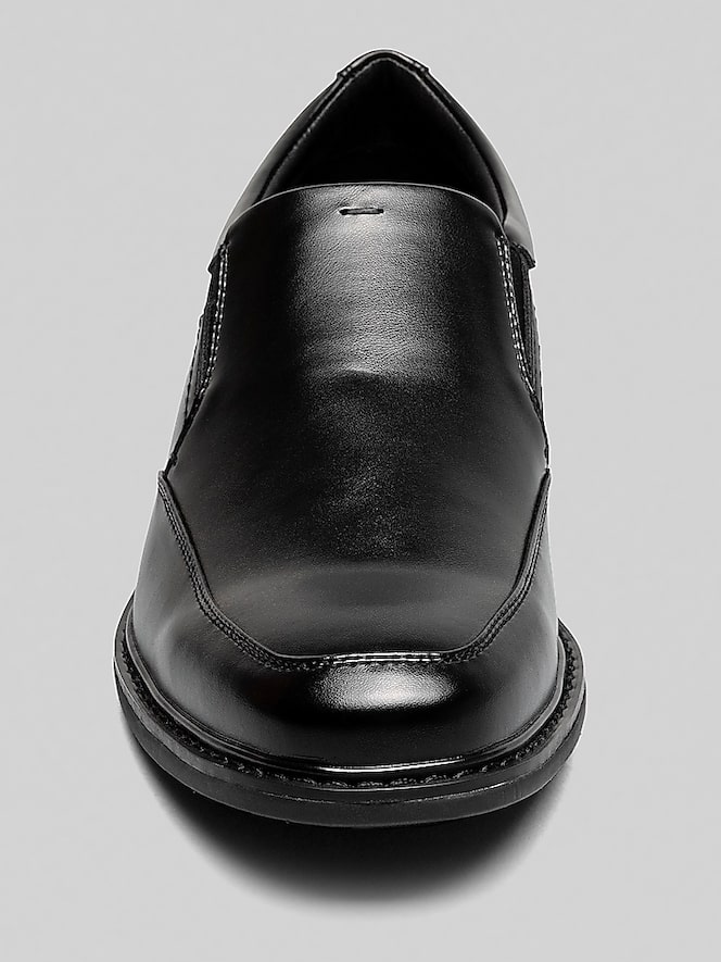 Nunn Bush Stark Leather Moc Toe Slip-On Shoes