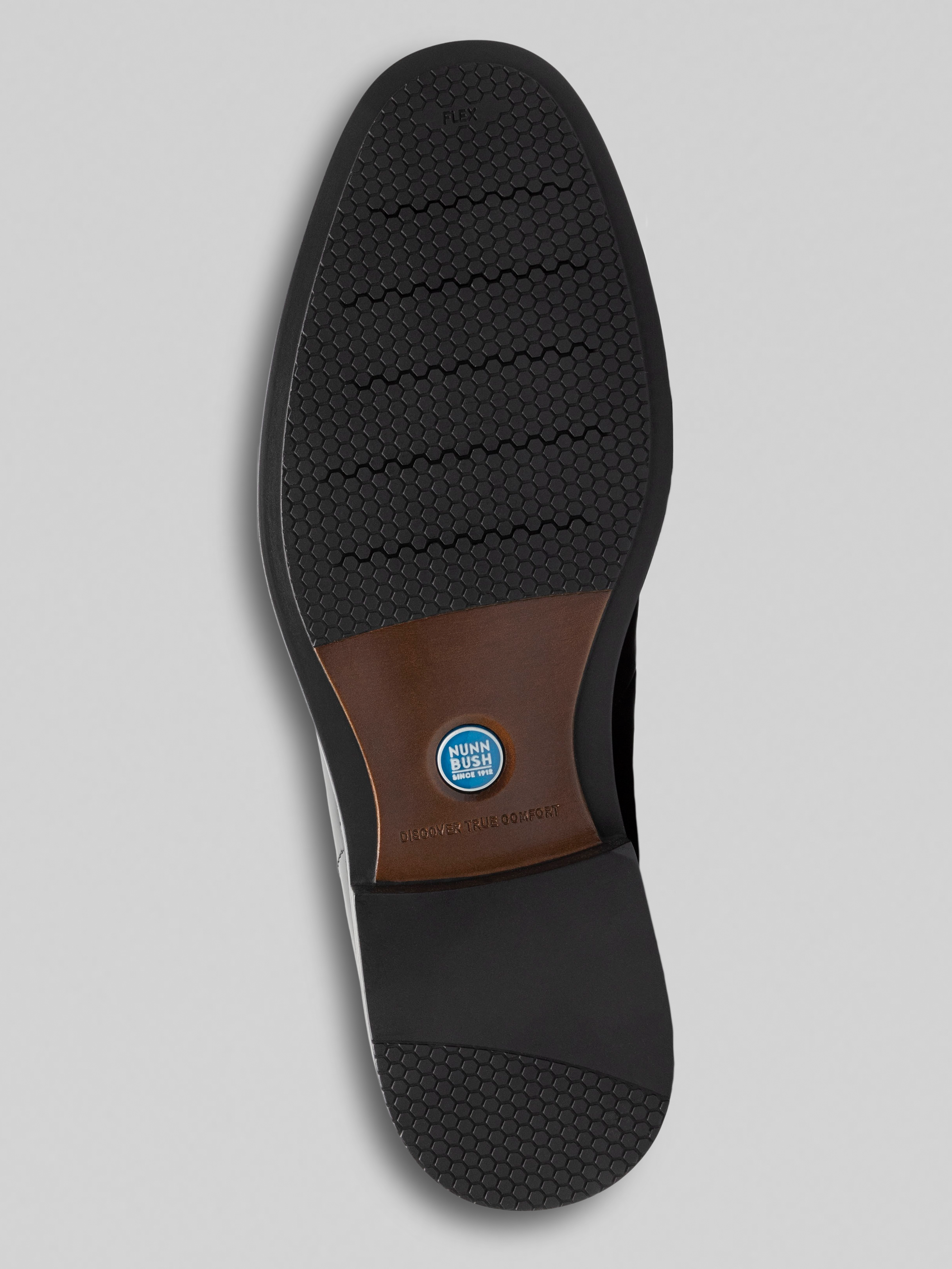 Centro Formal Flex Plain Toe Slip-On Dress Shoes