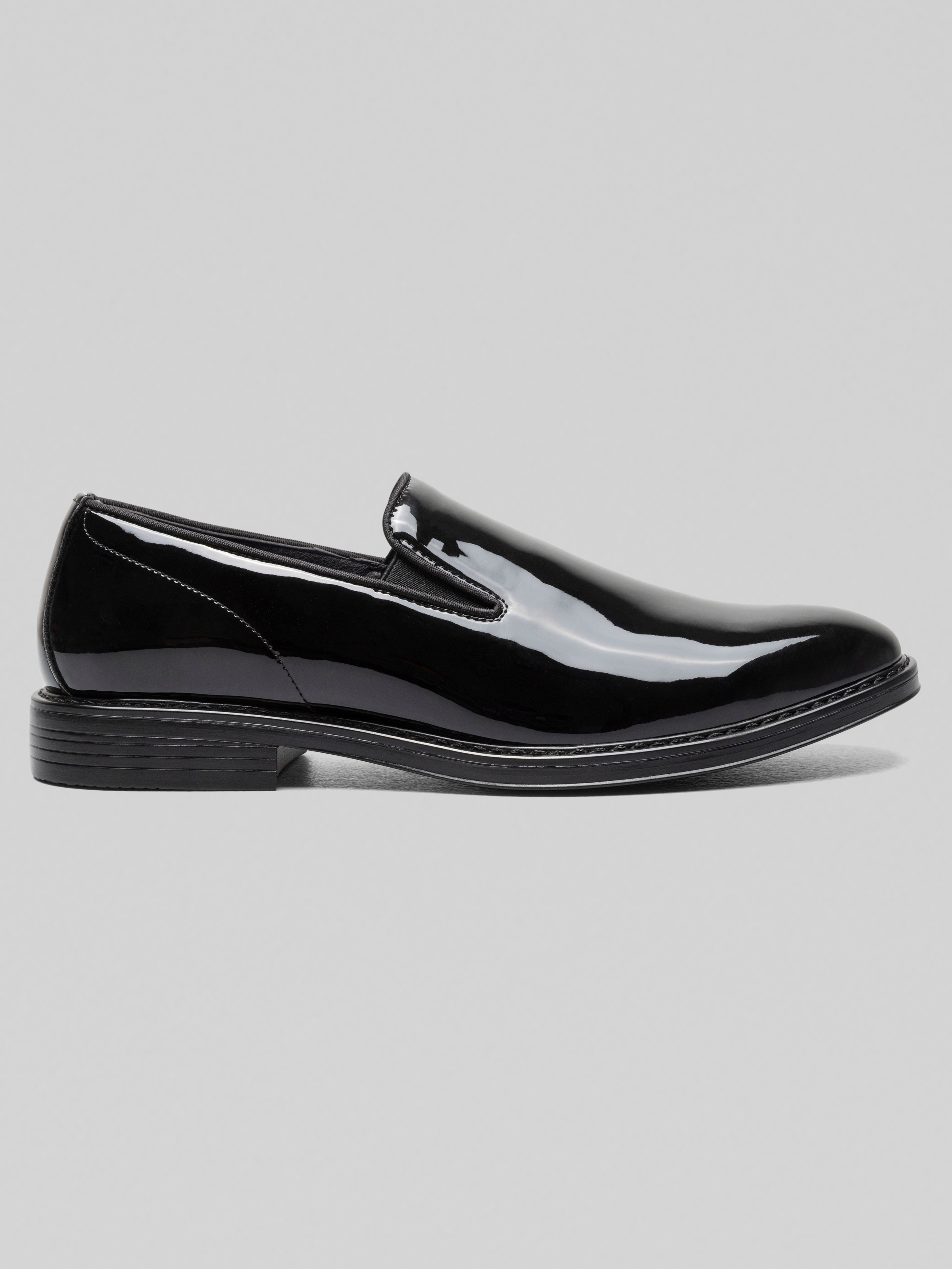 Centro Formal Flex Plain Toe Slip-On Dress Shoes